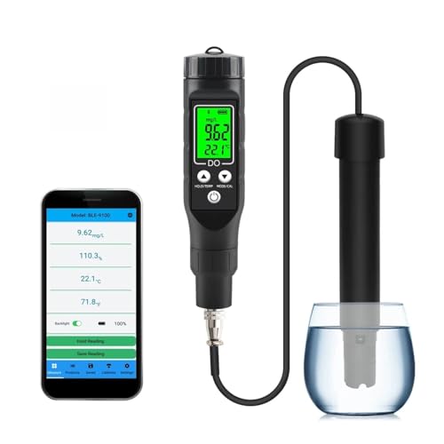 Professionelles Messrät for lösten Sauerstoff BLE-9100 Intellinter Analysator for Sauerstoffkonzentrationstester(Complete Products) von KJUEQ