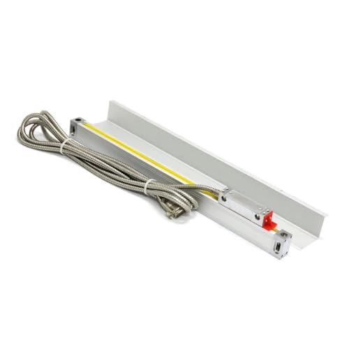 Schlanke, hochpräzise 0,005 mm dünne lineare Drehbankskala TTL 50 – 350 20 x 28 kleines lineares Encoder-Gitterlineal(350mm travel length) von KJUEQ