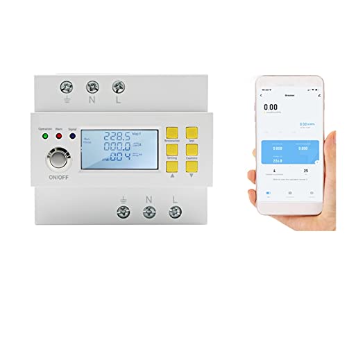 Smart Electric Energy Protector Meter Timer Stromverbrauch Monitor KWh Meter Wattmeter Auslaufschutz Smart Electric Energy Protector Meter Timer Stromverbrauch Monitor KWh Meter Wattmeter Auslaufschutz von KJUEQ