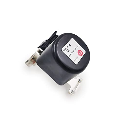 Smart Gas Valve Garden Water Shut Off Timer Irrigation Controller Support Smart Automatic Control(White,WIFI) von KJUEQ