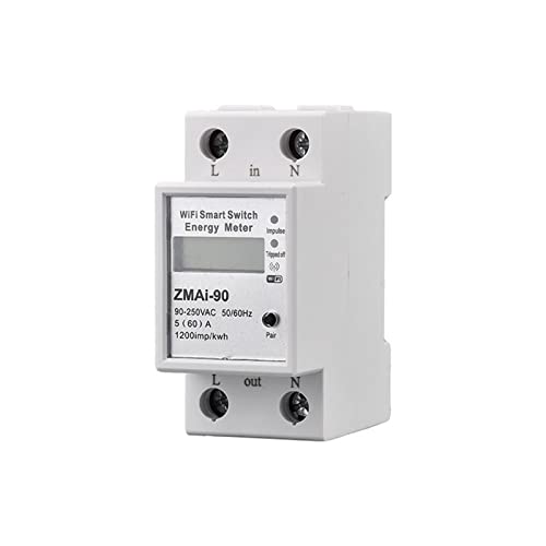 Smart Meter Energie Tuya/APP Din Rail Einphasiger WIFI-Schalter Smart Meter Energie Tuya/APP Din Rail Einphasiger WIFI-Schalter von KJUEQ