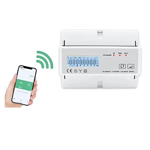 Smart TUYA 3P 2-Draht-Energiezähler 3 * 230 V 50/60 Hz Timer Stromverbrauchsmonitor KWh-Meter Wattmeter TAC7321C Smart TUYA 3P 2-Draht-Energiezähler 3 * 230 V 50/60 Hz Timer Stromverbrauchsmonitor KWh-Meter Wattmeter TAC7321C von KJUEQ