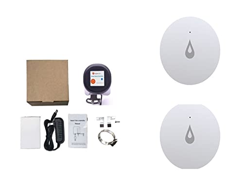 Smart Wasserhahn Wasser- / Gasrohrventilsteuerung APP-Steuerung Automatische Arbeit mit Wassersensor(Valve with 2 sensor) von KJUEQ