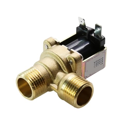 Solenoid Valve DC 12V 24V DN15 G1/2 1/2'' Brass Electric Solenoid Valve Normally Closed Water Inlet Switch With Filter(24V_NORMALLY CLOSED) von KJUEQ