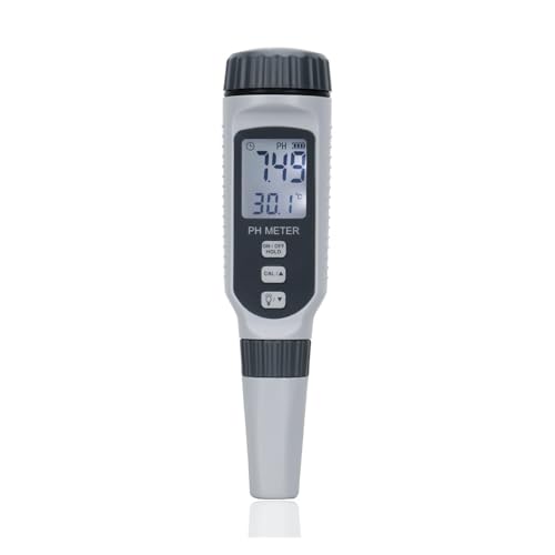 Stift-PH-Messrät, tragbarer PH-Wasserqualitätstester, Acidometer for Aquarium, Acidimeter, Wasser-PH-Sonde, Säuremessrät von KJUEQ