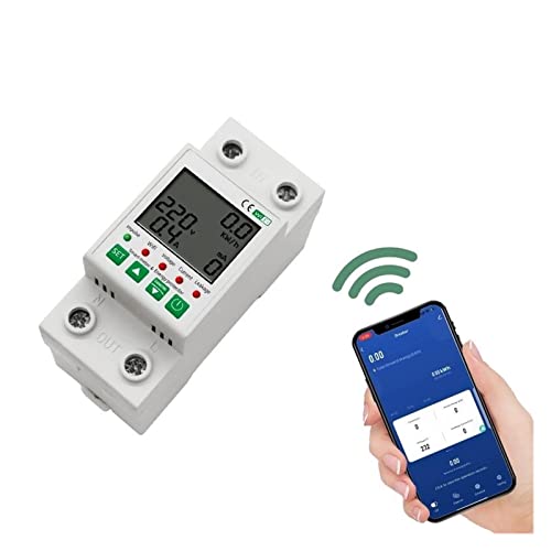 TuYa Smart Energy Meter Power KWh Meter Erdschluss über Unterspannungsschutz Arbeiten Sie mit TuYa Smart Energy Meter Power KWh Meter Erdschluss über Unterspannungsschutz Arbeiten Sie mit von KJUEQ