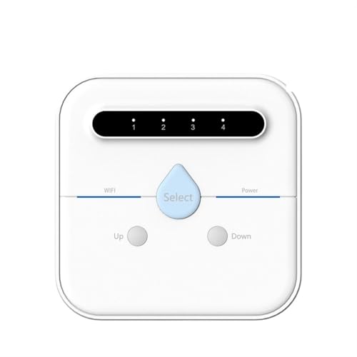 W-LAN Smart Garten Bewässerungssteuerung Smart Bewässerungswasser-Magnetventil-Bewässerungssystem Gartenbewässerungs-Bewässerungszeitgeber(4 Way) von KJUEQ