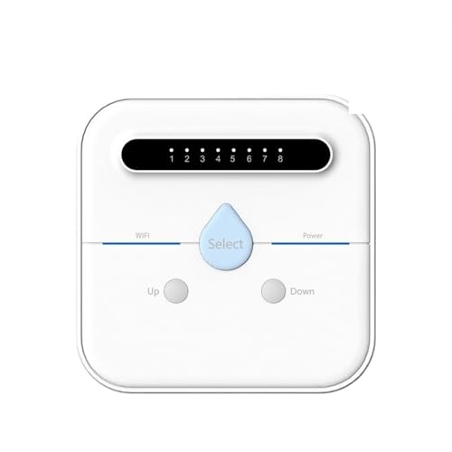 W-LAN Smart Garten Bewässerungssteuerung Smart Bewässerungswasser-Magnetventil-Bewässerungssystem Gartenbewässerungs-Bewässerungszeitgeber(8 Way) von KJUEQ