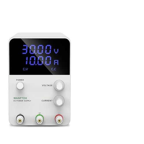Wechsel DC Stromversorgung einstellbar 4-stelliger Laborkank-Stromquelle 3 0V 10A 60V 5A AC Stabilisierte(30V 10A) von KJUEQ