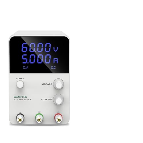 Wechsel DC Stromversorgung einstellbar 4-stelliger Laborkank-Stromquelle 3 0V 10A 60V 5A AC Stabilisierte(60V 5A) von KJUEQ