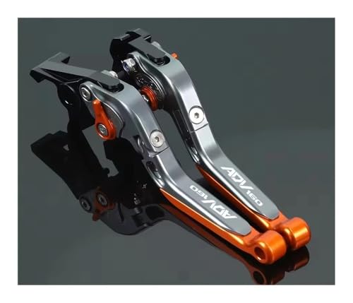 KJUHBVDF Motorrad Brake Clutch Levers Motorradzubehör für Ho&n&da ADV 160 2021-2025 CNC-Bremshebel-Kupplungshebel-Set, verstellbarer Klappgriffschutzhebel KJUHBVDF Motorrad Brake Clutch Levers Motorradzubehör für Ho&n&da ADV 160 2021-2025 CNC-Bremshebel-Kupplungshebel-Set, verstellbarer Klappgriffschutzhebel von KJUHBVDF