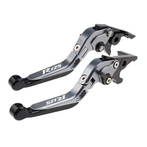 KJUHBVDF Motorrad Brake Clutch Levers Passend für YZF-R125 2014–2019. Motorrad-CNC-Zubehör, klappbar, ausziehbar, Brems- und Kupplungshebel, verstellbarer Griffsatz von KJUHBVDF