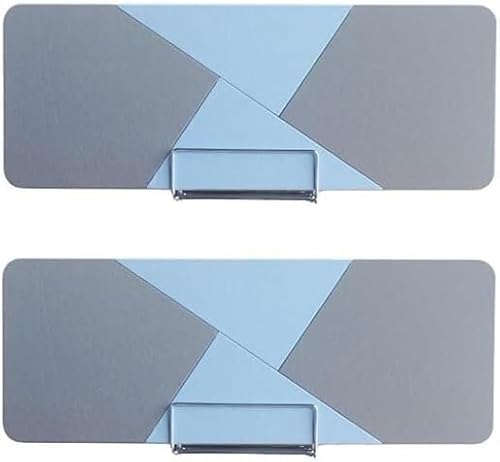 KJoBDwz 2er-Pack Schreibtisch-Sichtschutzteiler, freistehende akustische Schallschutzplatte for schalldichte Tischtrenner(C,30x120cm) von KJoBDwz