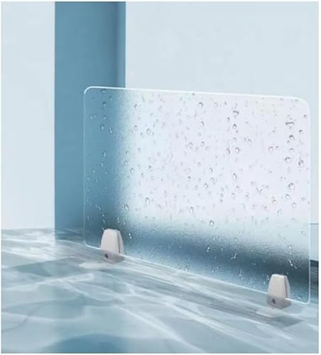 KJoBDwz Schreibtisch-Sichtschutzteiler, Schreibtisch-Trennwand, Trennwand for Arbeitsstationen, PVC-Wickeltuch for Computer-Desktops(30X120CM) von KJoBDwz