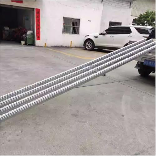 KJoBDwz Schwerlastförderer, unangetriebene Rollenbahnschienen, für Frachtabwicklung, reibungslose Bewegung, reibungslose Bewegung, Werehouse, Frachtumschlag (Silber, (B) 40 cm, (L) 300 cm) von KJoBDwz