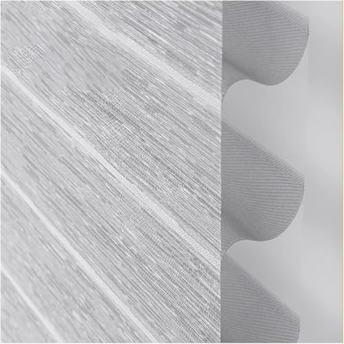 KJoBDwz Zebra-Stoffrollo Transluzent Zebra-Rollos, horizontale Fensterjalousien for Tag und Nacht for das Arbeitszimmer in der Küche(Grigio,150x200cm) von KJoBDwz