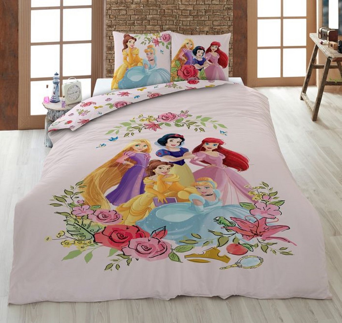 KK Shopping Kinderbettwäsche Disney Princess Mädchen Bettwäsche 135 x 200cm 100% Baumwolle, 1 teilig, Langlebig KK Shopping Kinderbettwäsche Disney Princess Mädchen Bettwäsche 135 x 200cm 100% Baumwolle, 1 teilig, Langlebig von KK Shopping
