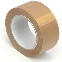 1 Rolle Papier-Klebeband umweltfreundliches Paketband Packband 50mm x 50m 130my braun - Braun von KK VERPACKUNGEN