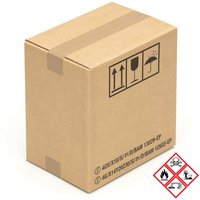 Kk Verpackungen - 15 Gefahrgut Kartons 275 x 195 x 300 mm Wellpappe Versandkartons Gefahrstoffe - Braun von KK VERPACKUNGEN