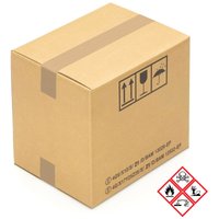 Kk Verpackungen - 15 Gefahrgut Kartons 325 x 245 x 300 mm Wellpappe Versandkartons Gefahrstoffe - Braun von KK VERPACKUNGEN