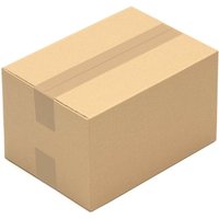 Kk Verpackungen - 150 Faltkartons 300 x 215 x 180 mm Kartons 30 x 21,5 x 18 cm Versandkartons Wellpappe - Braun von KK VERPACKUNGEN