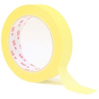 Kk Verpackungen - 2 x Kreppband 25 mm x 50 m Malerkrepp Abklebeband Klebeband Abdeckband Krepp von KK VERPACKUNGEN