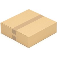Kk Verpackungen - 200 Faltkartons 350 x 350 x 100 mm Kartons 35 x 35 x 10 cm Versandkartons Wellpappe - Braun von KK VERPACKUNGEN