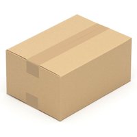 Kk Verpackungen - 300 Kartons Versandkartons Faltkarton 300 x 215 x 140mm - Braun von KK VERPACKUNGEN