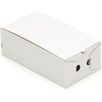 Kk Verpackungen - 400 Pizzakartons 160 x 300 x 100 mm Pizzaschachteln Blanko Verpackungen weiß - Weiß von KK VERPACKUNGEN