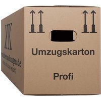 50 neue umzugskartons 2 Wellig 45kg umzugkartons profi KK2W - Braun von KK VERPACKUNGEN