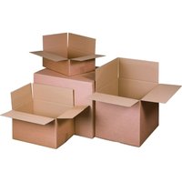 Kk Verpackungen - 50 x Faltkarton 800 x 300 x 200 mm 2-wellig von KK VERPACKUNGEN