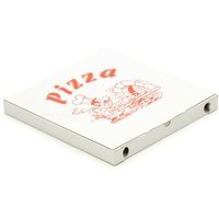 5600 Pizzakartons 300 x 300 x 30 mm Pizzaschachteln Motiv Verpackungen weiß - Weiß von KK VERPACKUNGEN