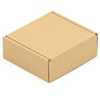 Kk Verpackungen - 600 Maxibriefkartons 115 x 115 x 45 mm Post Versandkartons Wellpappe Kartons braun - Braun von KK VERPACKUNGEN