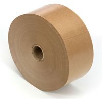 1 Rolle Nassklebeband Papier-Klebeband umweltfreundliches Paketband Packband 60mm x 200m 60 g/m² bra - Braun von KK VERPACKUNGEN