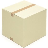 Kk Verpackungen - 10 Graskartons 400 x 400 x 400 mm Grapapier Kartons Versandkartons aus Graspapier - Braun von KK VERPACKUNGEN