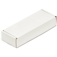 100 Faltschachteln 145 x 52 x 27 mm Post Versandkartons Wellpappe Kartons weiß von KK VERPACKUNGEN