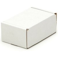 100 Visitenkartenkartons 90 x 60 x 40 mm Kartons Wellpappe Versandkartons weiß von KK VERPACKUNGEN