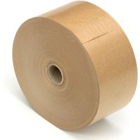 Kk Verpackungen - 2 Rollen Nassklebeband Papier-Klebeband umweltfreundliches Paketband Packband 70mm x 200m 75 g/m² br - Braun von KK VERPACKUNGEN