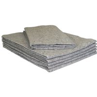 250 Möbeldecken Umzugsdecken 130 x 200 cm Packdecken Lagerdecken für Umzug - Grau von KK VERPACKUNGEN