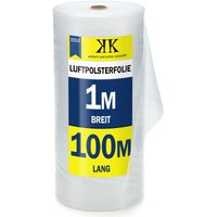 Kk Verpackungen - 4 Rollen luftpolsterfolie 60 my 1,0 x 100m - Noppenfolie von KK VERPACKUNGEN