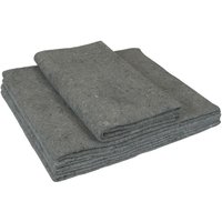 Kk Verpackungen - 5 Möbeldecken Umzugsdecken 150 x 250 cm Packdecken Lagerdecken für Umzug - Grau von KK VERPACKUNGEN