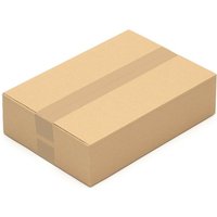 Kk Verpackungen - 750 Faltkartons 350 x 250 x 100 mm Kartons 35 x 25 x 10 cm Versandkartons Wellpappe - Braun von KK VERPACKUNGEN