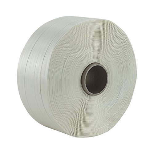 1 Rolle Textil Umreifungsband Breite 25 mm Länge je 500 m Reißfestigkeit 1000 KG Kern 76 mm von KK Verpackungen