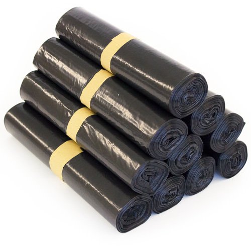 250 Stück Müllbeutel - Füllmenge 120 Liter, Farbe Müllsack Schwarz - Typ 60, 1 Rolle - 25 Stück 250 Stück Müllbeutel - Füllmenge 120 Liter, Farbe Müllsack Schwarz - Typ 60, 1 Rolle - 25 Stück von KK Verpackungen