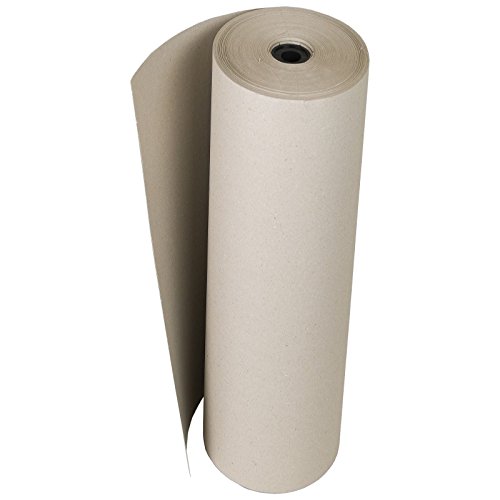 KK Verpackungen 2 Rollen Schrenzpapier mit 100 cm Breit 167 lfm ca 20 KG 120 g/m² Ideales Packpapier von KK Verpackungen