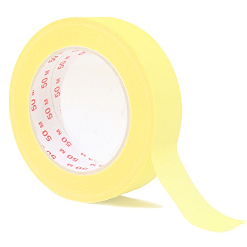 KK Verpackungen 2er Pack Malerband oder Malerkrepp für professionelle Malerarbeiten, 50m x 30mm von KK Verpackungen