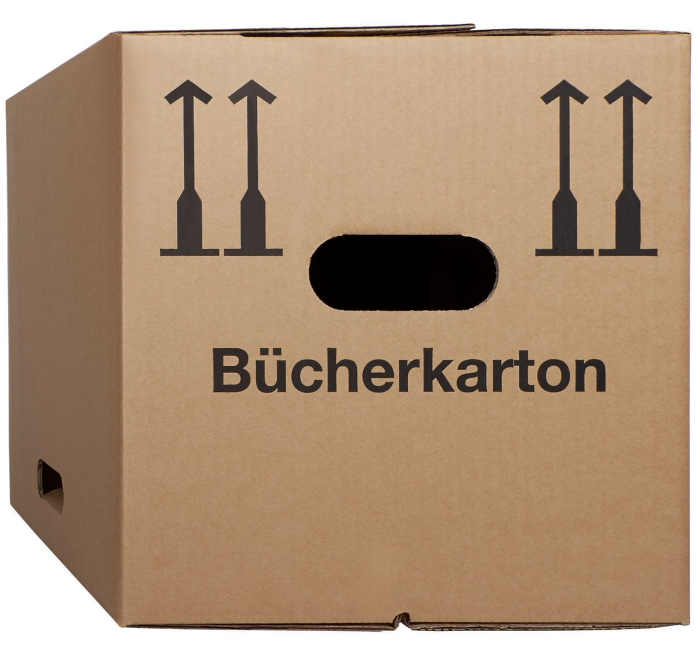 KK Verpackungen Aufbewahrungsbox (Spar-Set, 20 St., 20er-Set), Bücherkartons Umzugskartons Ordnerkartons Braun von KK Verpackungen