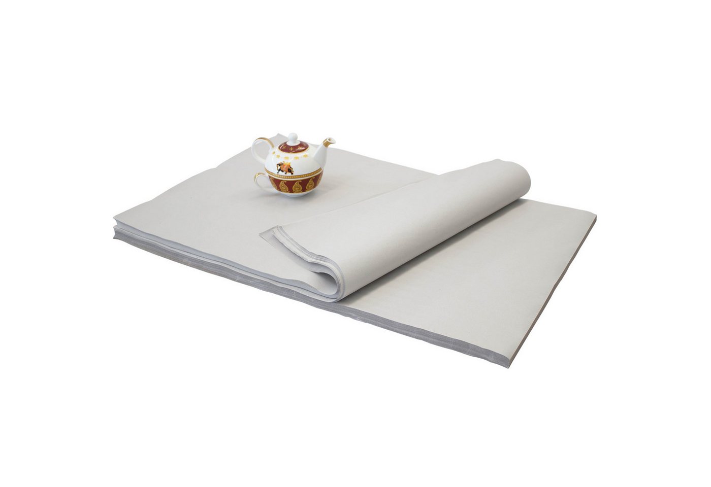 KK Verpackungen Seidenpapier, Packseide Seidenpapier 50 x 75 cm in Markenqualität Hellgrau von KK Verpackungen