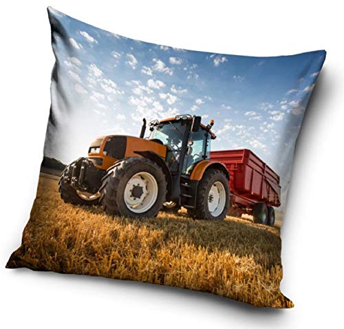 KK Trecker Kissen Kuschelkissen Dekokissen mit Traktor 40 x 40 cm KK Trecker Kissen Kuschelkissen Dekokissen mit Traktor 40 x 40 cm von KK