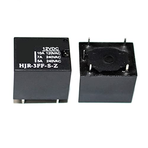 KKAIRGLH 10 Stück Relais HJR-3FF-SZ 5 VDC HJR-3FF-SZ 12 VDC HJR-3FF-SZ 24 VDC HJR 3FF SZ 5 V HJR-3FF-SZ-12 V 10 A 5 PIN(HJR-3FF-S-Z 24VDC) von KKAIRGLH